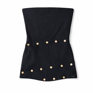 Studded Strapless Dress